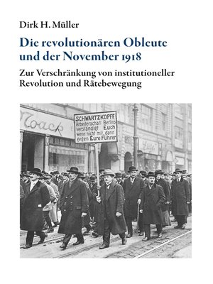cover image of Die revolutionären Obleute und der November 1918
